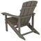 Flash Furniture Gray Poly Resin Adirondack 2 Pk 2-JJ-C14501-LTG-GG - alternate 9